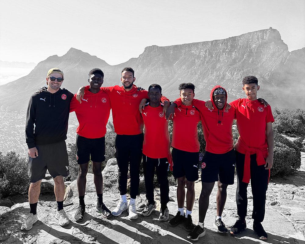 Picture of players touring Cape Town